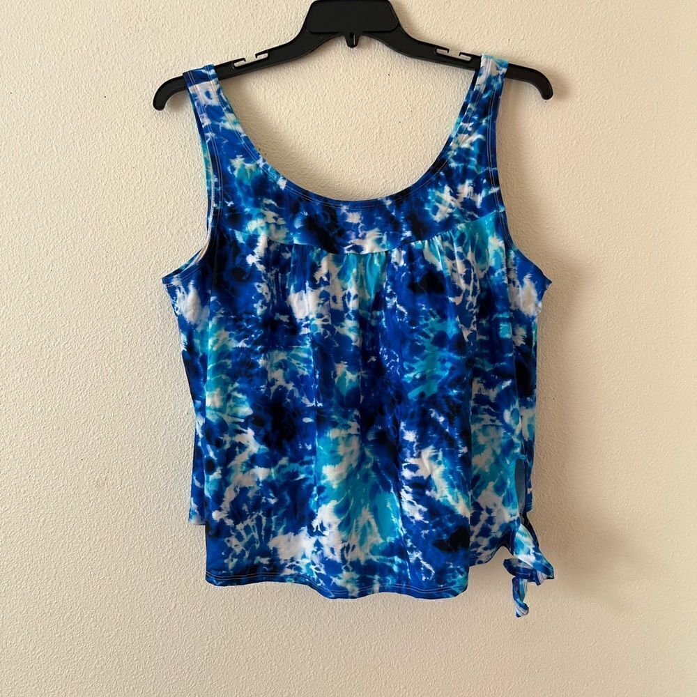 Swim 365 Women's Plus Size Blouson Tankini size 22